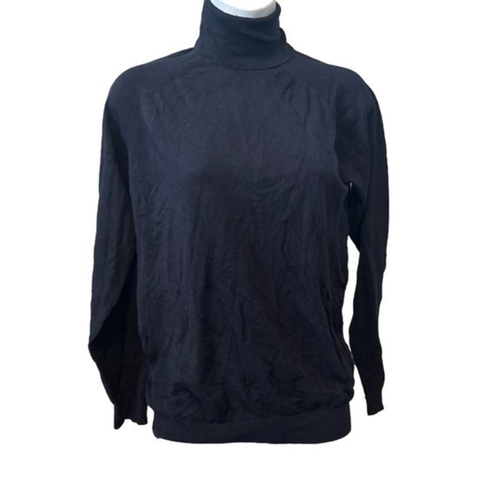 ZARA basic turtleneck in navy blue. Size S